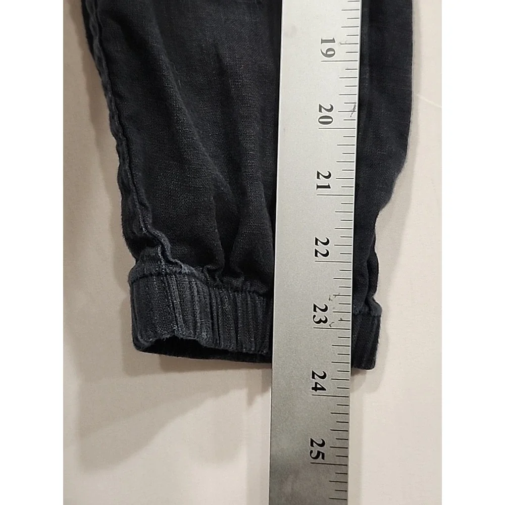 Athleta Joggers Womens Size‎ 0 Petite Black, Zippered Pockets Elastic Waist